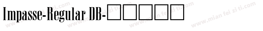 Impasse-Regular DB字体转换